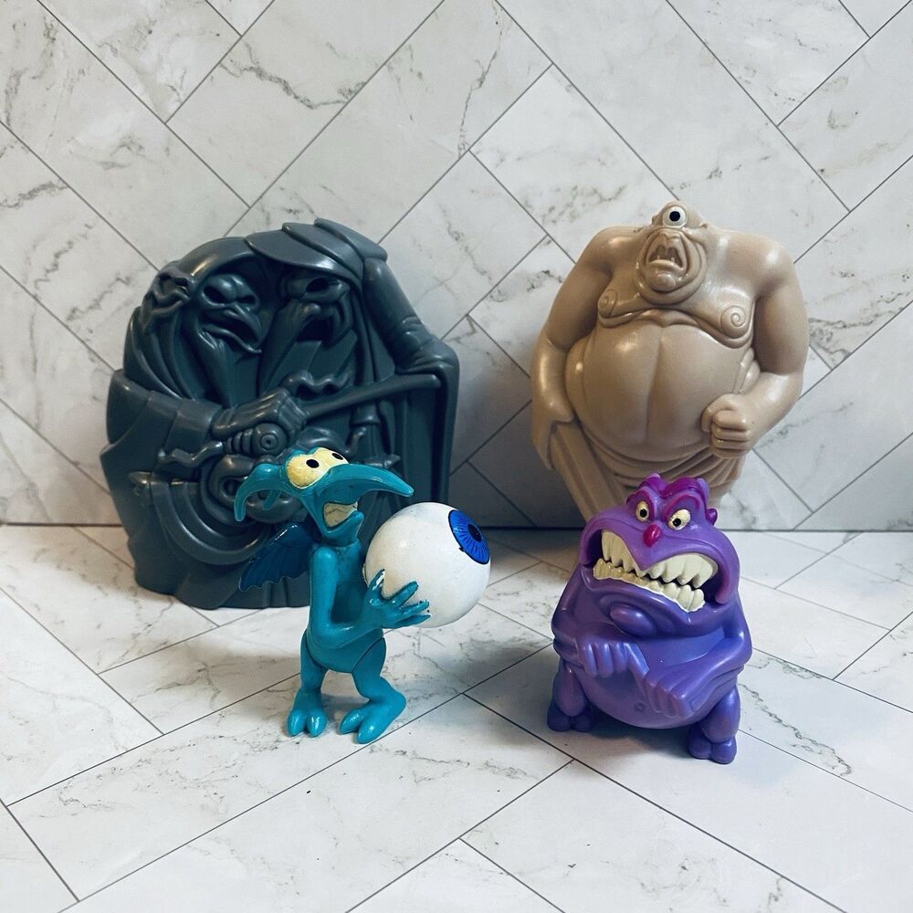 Vintage 1996 Mixed Lot of 4 McDonalds Happy Meal Disney Hercules Toys